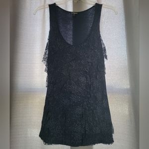 Express Lace Frill Tank Top